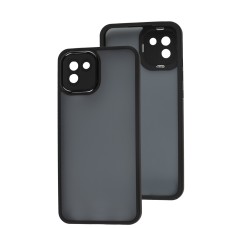 Чохол Samsung Galaxy A03 (A035) Luxury Metal Lens чорний