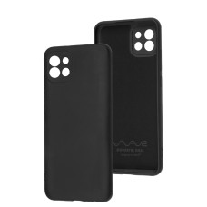 Чохол Samsung Galaxy A03 (A035) Wave colorful чорний