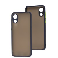 Чохол Samsung Galaxy A03 Core (A032) LikGus Totu camera protect синій / салатовий
