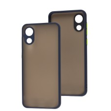 Чохол Samsung Galaxy A03 Core (A032) LikGus Totu camera protect синій / салатовий