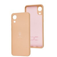 Чохол Samsung Galaxy A03 Core (A032) Silicone Full Тризуб персиковий