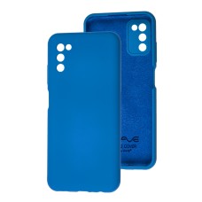 Чохол Samsung Galaxy A03s (A037) Wave Full синій / blue