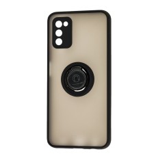 Чохол Samsung Galaxy A03s (A037) LikGus Edging Ring чорний