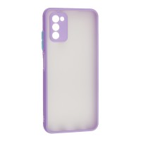 Чохол Samsung Galaxy A03s (A037) LikGus Totu camera protect бузковий