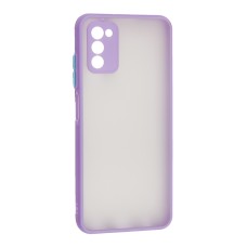 Чохол Samsung Galaxy A03s (A037) LikGus Totu camera protect бузковий