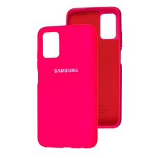 Чохол Samsung Galaxy A03s (A037) Silicone Full рожевий / barbie pink