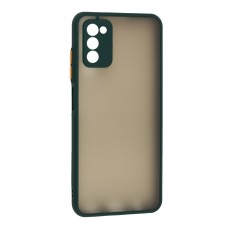 Чохол Samsung Galaxy A03s (A037) LikGus Totu camera protect оливковий
