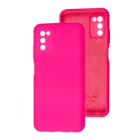 Чохол Samsung Galaxy A03s (A037) Wave Full рожевий / pink