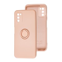 Чохол Samsung Galaxy A03s (A037) WAVE Color Ring pink sand