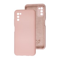 Чохол Samsung Galaxy A03s (A037) Wave Full рожевий / pink sand