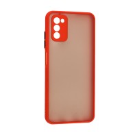Чохол Samsung Galaxy A03s (A037) LikGus Totu camera protect червоний