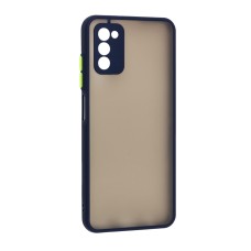 Чохол Samsung Galaxy A03s (A037) LikGus Totu camera protect синій