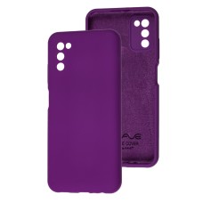 Чохол Samsung Galaxy A03s (A037) Wave Full фіолетовий / purple