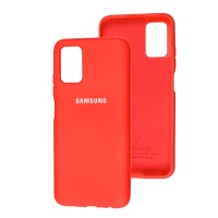 Чохол Samsung Galaxy A03s (A037) Silicone Full кораловий