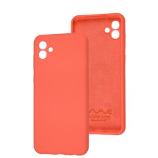 Чохол Samsung Galaxy A04 (A045) Wave camera Full pink