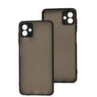 Чохол Samsung Galaxy A04 (A045) LikGus Totu camera protect чорний / червоний