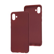 Чохол Samsung Galaxy A04 (A045) Candy бордовий