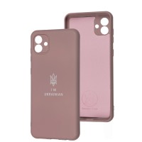 Чохол Samsung Galaxy A04 (A045) Full Premium Тризуб розовий / pink sand