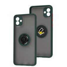 Чохол Samsung Galaxy A04 (A045) LikGus Edging Ring оливковий
