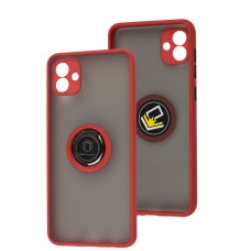 Чохол Samsung Galaxy A04 (A045) LikGus Edging Ring червоний
