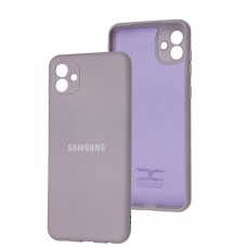 Чохол Samsung Galaxy A04 (A045) Full camera гліцінія