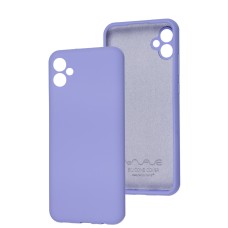 Чохол Samsung Galaxy A04E (A042) Wave camera Full light purple