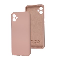Чохол Samsung Galaxy A04E (A042) Wave camera Full pink sand