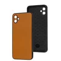 Чохол Samsung Galaxy A04E (A042) Classic leather case orange