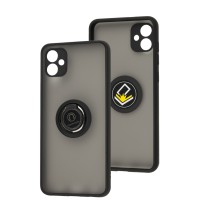 Чохол Samsung Galaxy A04E (A042) LikGus Edging Ring чорний
