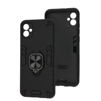 Чохол для Samsung Galaxy A04E (A042) Military Armor Ring black