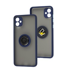 Чохол Samsung Galaxy A04E (A042) LikGus Edging Ring синій