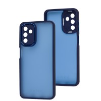 Чохол для Samsung Galaxy A04S/A13 5G Luxury Metal Lens синій