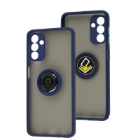 Чохол для Samsung Galaxy A04S/A13 5G LikGus Edging Ring синій