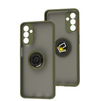 Чохол Samsung Galaxy A04S / A13 5G LikGus Edging Ring хакі