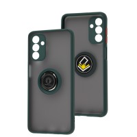 Чохол Samsung Galaxy A04S/A13 5G LikGus Edging Ring оливковий