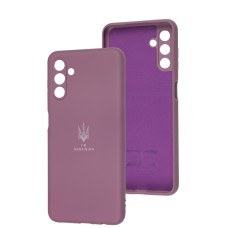 Чохол для Samsung Galaxy A04S/A13 5G Silicone Full Тризуб лавандовий