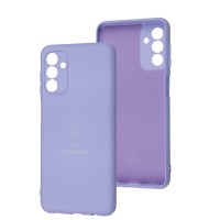 Чохол Samsung Galaxy A04S / A13 5G Full Premium Тризуб бузковий / dasheen
