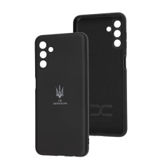 Чохол для Samsung Galaxy A04S/A13 5G Silicone Full Тризуб чорний