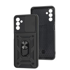 Чехол для Samsung Galaxy A04S / A13 5G Serge Ring Armor ударопрочный черный