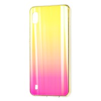Чохол для Samsung Galaxy A10 (A105) Aurora glass жовтий
