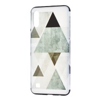 Чохол для Samsung Galaxy A10 (A105) print 3D "трикутники"