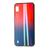 Чохол для Samsung Galaxy A10 (A105) Gradient glass червоний