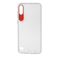 Чохол Samsung Galaxy A10 (A105) Epic clear прозрачный/красный