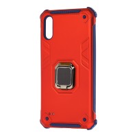 Чохол для Samsung Galaxy A10 (A105) техно червоно-синій
