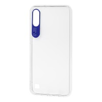 Чохол Samsung Galaxy A10 (A105) Epic clear прозрачный/синий