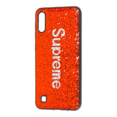 Чохол Samsung Galaxy A10 (A105) Supreme Glitter червоний