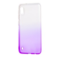 Чохол Samsung Galaxy A10 (A105) Gradient Design біло-фіолетовий