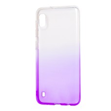 Чохол Samsung Galaxy A10 (A105) Gradient Design біло-фіолетовий