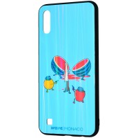 Чохол для Samsung Galaxy A10 (A105) Wave Monaco "кавун" блакитний