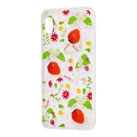 Чохол для Samsung Galaxy A10 (A105) силікон 3D "полуниця"